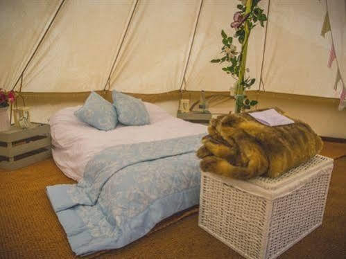 Skipbridge Farm Shepherds Huts Campground Green Hammerton المظهر الخارجي الصورة