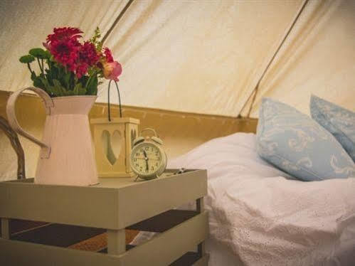Skipbridge Farm Shepherds Huts Campground Green Hammerton المظهر الخارجي الصورة